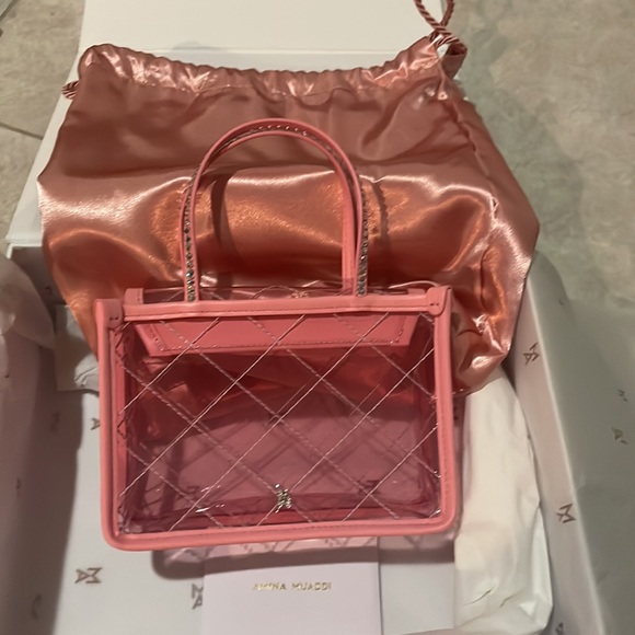 Amina muaddi pink bag as seen in Kylie Jenner - Picture 7 of 7